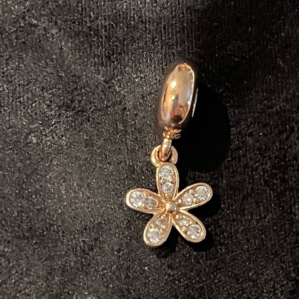 Pandora Rose Gold Flower Charm